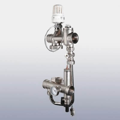 Valtec Valmix 200 мм, 130 мм Насосно-смесительный узел для теплого пола