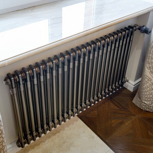Zehnder Charleston 3057/10 секций  №1270 3/4 TechnoLine боковое подключение прозрачный лак