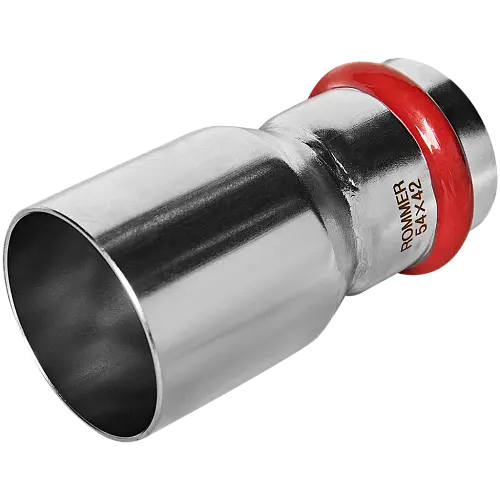 ROMMER Муфта переходная ВПр-НПр 54х42 из нержавеющей стали прессовой, арт. RSS-0020-005442