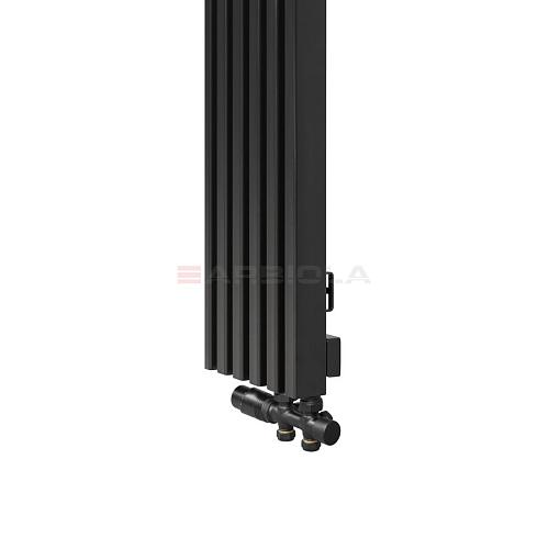 Arbiola Compact V 750-63-10 секции черный вертикальный радиатор c нижним подключением