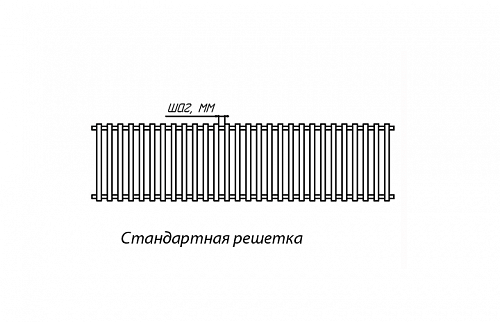 Бриз КЗТО 260 - 4800 мм Решетка декоративная дуб