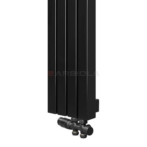 Arbiola Mono V 700-60-26 секции черный вертикальный радиатор c нижним подключением