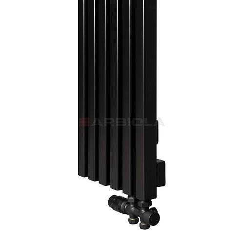 Arbiola Ritmo V 2200-40-09 секции черный вертикальный радиатор c нижним подключением