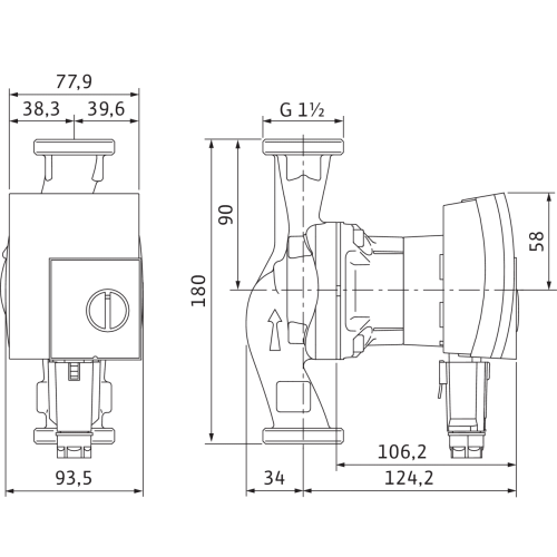 Wilo Yonos PICO 25/1-4 Циркуляционный насос