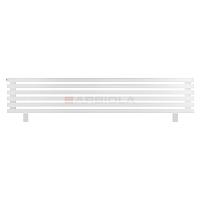 Arbiola Gorizont Ritmo HZ 1800-40-06 секций белый горизонтальный  радиатор c боковым подключением (на ножках)