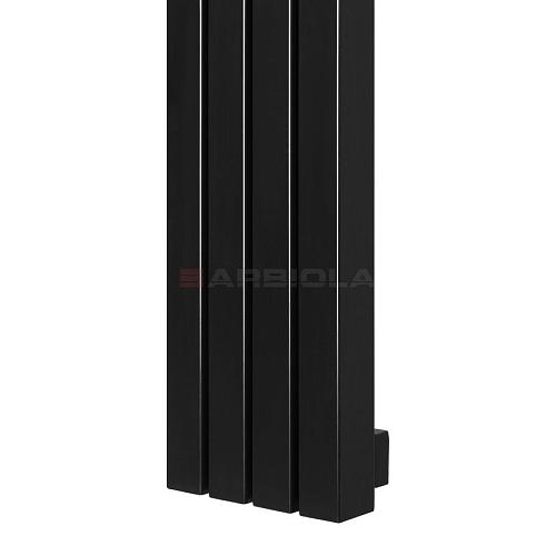 Arbiola Mono H 750-60-25 секции черный вертикальный радиатор c боковым подключением