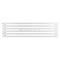 Arbiola Gorizont Ritmo H 1250-40-06 секций белый горизонтальный  радиатор c боковым подключением