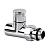 SR Rubinetterie 1/2" Запорный клапан прямой хром
