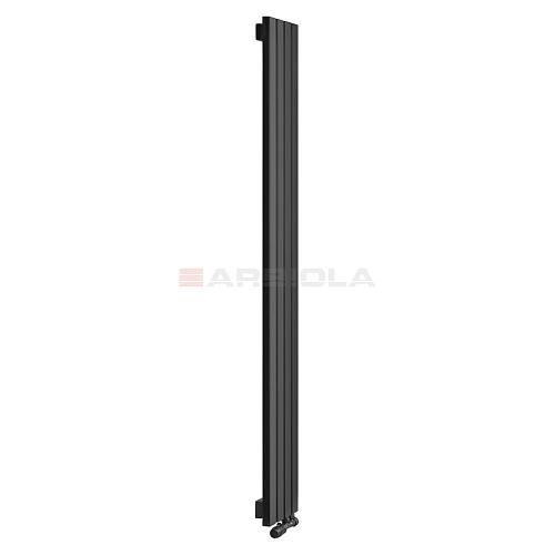 Arbiola Liner V 1500-36-16 секции черный вертикальный радиатор c нижним подключением