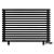 Arbiola Gorizont Ritmo VZ 1200-40-15 секций чёрный горизонтальный  радиатор c нижним подключением (на ножках)