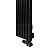 Arbiola Ritmo V 700-40-31 секции черный вертикальный радиатор c нижним подключением