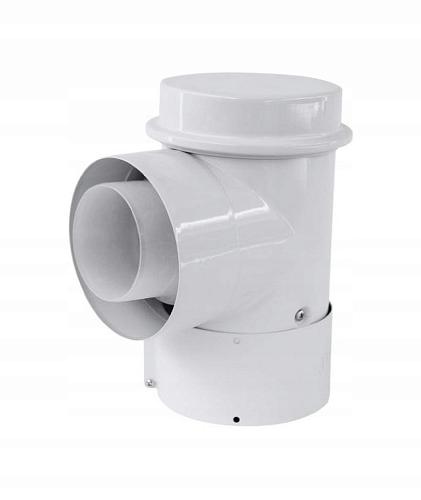Vaillant  Отвод (Тройник) 87° с ревизионным отверстием 80/125мм PP