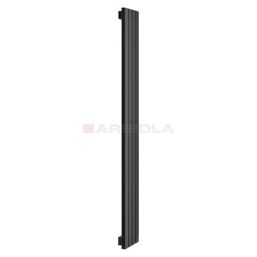 Arbiola Liner H 1750-36-12 секции черный  вертикальный радиатор c боковым подключением
