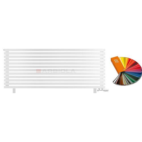 Arbiola Gorizont Ritmo VZ 1800-40-12 секций цветной горизонтальный  радиатор c нижним подключением (на ножках)