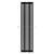  Arbiola Ritmo H 2000-40-09 секции черный вертикальный радиатор c боковым подключением