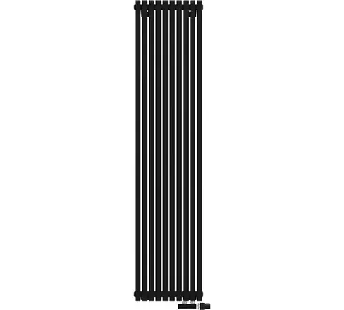 КЗТО QUADRUM 30 V 2- 1750-10 U RALTP26X-M215249005 Радиатор (структурный шелк черный) с нижним подключением