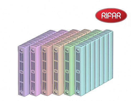 Rifar Supremo Ventil  500 - 10 секции биметаллический радиатор с нижним правым подключением
