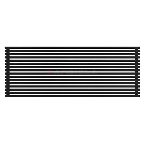 Arbiola Gorizont Ritmo H 2500-40-16 секций чёрный горизонтальный  радиатор c боковым подключением