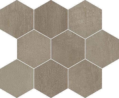 Gardenia Orchidea Mood Mosaico Esagono Tan T9 35x40 см Мозаика