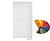 Arbiola Liner V 1200-36-10 секции цветной вертикальный радиатор c нижним подключением