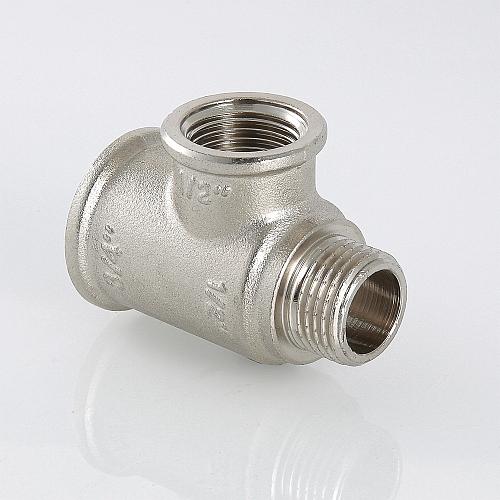 Valtec 3/4" х 3/4" х 1/2" Тройник переходной наружная-внутренняя-внутренняя резьба