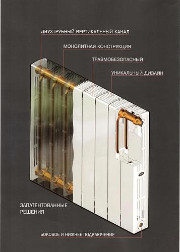 Rifar Supremo 500 - 04 секции титан биметаллический секционный радиатор