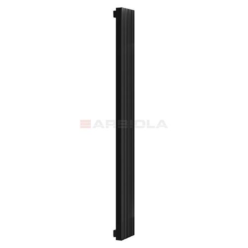 Arbiola Mono H 1500-60-16 секции черный вертикальный радиатор c боковым подключением