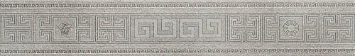 Versace Greek Fascia Grigio Scuro 12,5x80 см Декор
