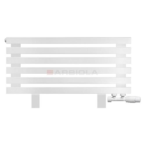 Arbiola Gorizont Ritmo VZ 750-40-06 секций белый горизонтальный  радиатор c нижним подключением (на ножках)