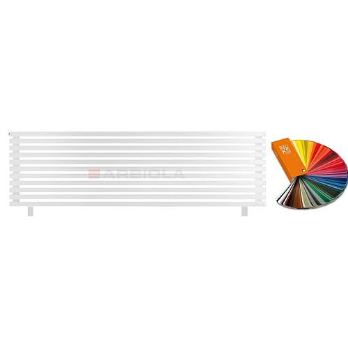 Arbiola Gorizont Ritmo HZ 2200-40-11 секций цветной горизонтальный  радиатор c боковым подключением (на ножках)