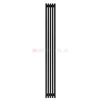 Arbiola Compact H 2000-63-05 секции черный вертикальный радиатор c боковым подключением