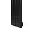 Arbiola Liner H 2200-36-04 секции черный вертикальный радиатор c боковым подключением