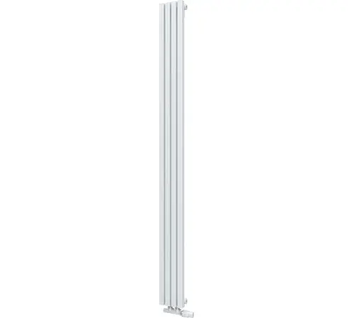 КЗТО QUADRUM 30 V 1-1750-4 R RAL1T104S9016 Радиатор (белый муар) с нижним подключением