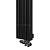 Arbiola Mono V 750-60-28 секции черный вертикальный радиатор c нижним подключением