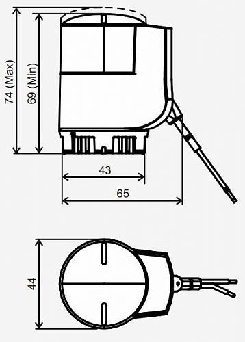 Itermic STA23HD Привод клапана 