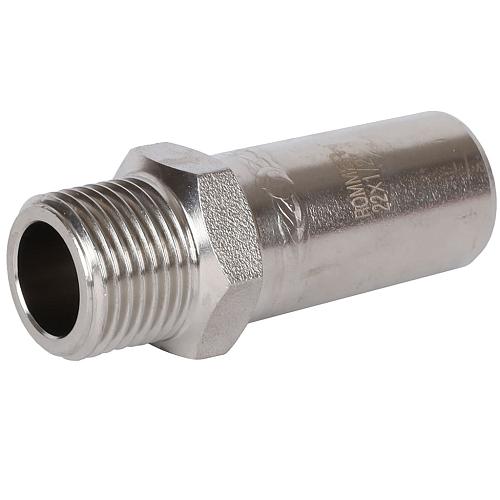 ROMMER Вставка переходная НПр-НР 22х1/2 из нержавеющей стали прессовой, арт. RSS-0024-002212