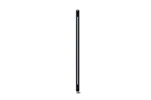 Zehnder Charleston Completto 2180/10 V001 1/2" RAL 9017 matt/9217 нижнее подключение черный матовый