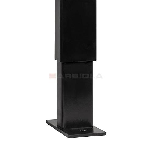 Arbiola Gorizont Ritmo HZ 700-40-05 секций чёрный горизонтальный  радиатор c боковым подключением (на ножках)