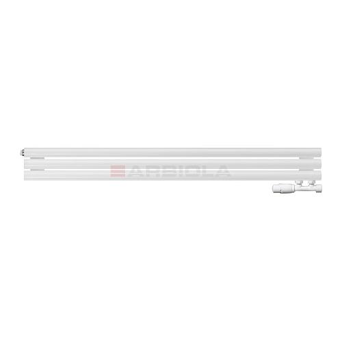 Arbiola Gorizont Iris V 1200-42-03 секции белый горизонтальный радиатор c нижним подключением