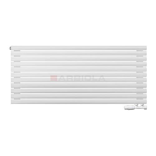 Arbiola Gorizont Iris V 1500-42-11 секции белый горизонтальный радиатор c нижним подключением