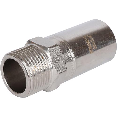 ROMMER Вставка переходная НПр-НР 28х3/4 из нержавеющей стали прессовой, арт. RSS-0024-002834
