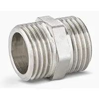 Ниппель равнопроходные никелированная латунь Ниппель равнопроходные никелированная латунь