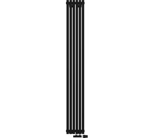 КЗТО QUADRUM 30 V 1-1750-6 R RALTP26X-M215249005 Радиатор (структурный шелк черный) с нижним подключением