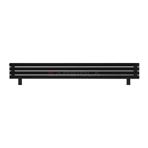 Arbiola Gorizont Liner HZ 2000-36-04 секции черный горизонтальный радиатор c боковым подключением с ножками