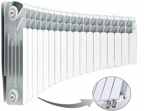 Rifar Base Ventil Flex 500- 7 секции Биметаллический радиусный радиатор