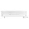 Arbiola Gorizont Ritmo VZ 1200-40-05 секций белый горизонтальный  радиатор c нижним подключением (на ножках)