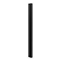 Royal Thermo Shift R22 C2180 - 04 секции RAL9005m Дизайн-радиатор  (черный) с боковым подключением