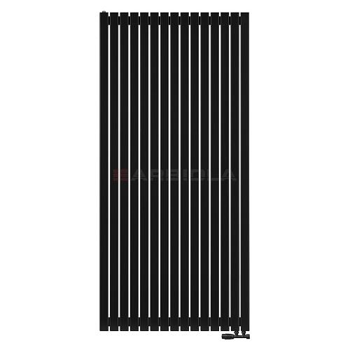 Arbiola Liner V 2000-36-15 секции черный вертикальный радиатор c нижним подключением