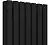 КЗТО QUADRUM 30 V 1-1750-4 R RALTP26X-M215249005 Радиатор (структурный шелк черный) с нижним подключением