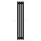  Arbiola Ritmo H 1200-40-04 секции черный вертикальный радиатор c боковым подключением